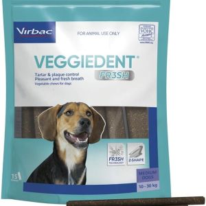 Virbac Veggiedent Fr3sh Medium Dogs 15 Chews