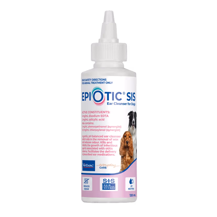 Virbac Epiotic Sis Ear Cleanser for dogs 120ml