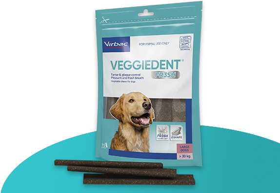 Virbac Veggiedent Fr3sh Large Dogs 15 chews